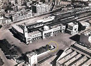 Oran - Gare - vue aerienne